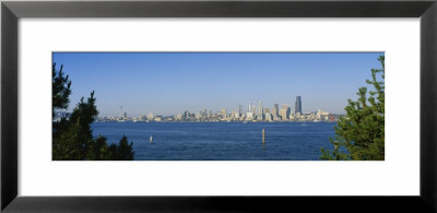 Trees Near Water, Seattle, Washington State, Usa by Panoramic Images Pricing Limited Edition Print image