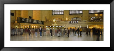 Group Of People Walking In A Station, Grand Central Station, Manhattan, New York, Usa by Panoramic Images Pricing Limited Edition Print image