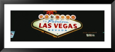 Welcome Sign, Las Vegas, Nevada, Usa by Panoramic Images Pricing Limited Edition Print image