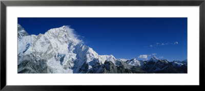 Mountains Covered With Snow, Himalaya Mountains, Khumba Region, Nepal by Panoramic Images Pricing Limited Edition Print image