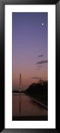Reflection Of A Monument In Water, Washington Monument, Washington D.C., Usa by Panoramic Images Pricing Limited Edition Print image