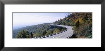 Highway Passing Through A Landscape, Linn Cove Viaduct, Blue Ridge Parkway, North Carolina, Usa by Panoramic Images Pricing Limited Edition Print image