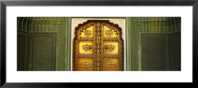 Closed Door Of A Palace, Jaipur City Palace, Jaipur, Rajasthan, India by Panoramic Images Pricing Limited Edition Print image