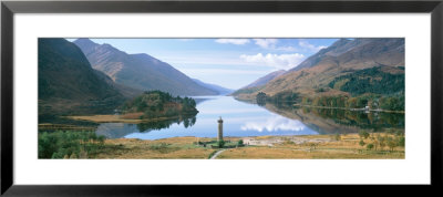 Scotland, Highlands, Loch Shiel Glenfinnan Monument, Reflection Of Cloud In The Lake by Panoramic Images Pricing Limited Edition Print image
