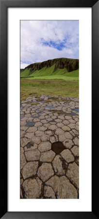 Cobblestone And Water In The Landscape, Kirkiubaeiarklaustur, Iceland by Panoramic Images Pricing Limited Edition Print image
