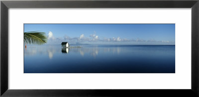 Hut In The Sea, Tahiti, Bora Bora, French Polynesia by Panoramic Images Pricing Limited Edition Print image