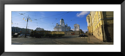 Tram Moving On A Road, Senate Square, Helsinki, Finland by Panoramic Images Pricing Limited Edition Print image