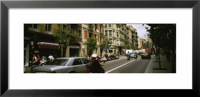 Traffic On A Road, Barcelona, Spain by Panoramic Images Pricing Limited Edition Print image