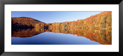 Fall Mirror Image Reflections, White Mountains National Forest, New Hampshire, Usa by Panoramic Images Pricing Limited Edition Print image