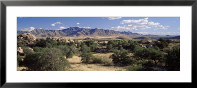 Clouded Sky Over Arid Landscape, Dragoon Mountains, Texas Valley, Arizona, Usa by Panoramic Images Pricing Limited Edition Print image