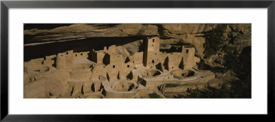 The Ruins Of A Building, Spruce Tree House, Mesa Verde National Park, Colorado, Usa by Panoramic Images Pricing Limited Edition Print image