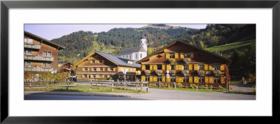 Church In A Village, Bregenzerwald, Vorarlberg, Austria by Panoramic Images Pricing Limited Edition Print image