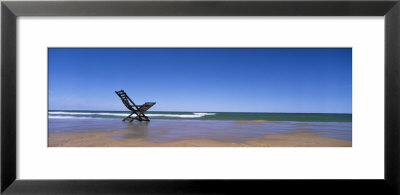 Empty Chair On The Lake Side, Lake Michigan, Grand Haven, Michigan, Usa by Panoramic Images Pricing Limited Edition Print image