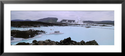 People In The Hot Spring, Blue Lagoon, Reykjavik, Iceland by Panoramic Images Pricing Limited Edition Print image