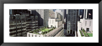 Rooftop View Of Rockefeller Center, New York City, New York State, Usa by Panoramic Images Pricing Limited Edition Print image