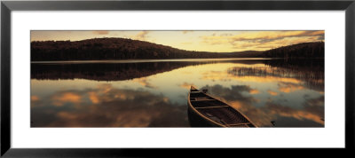 Water And Boat, Maine, New Hampshire Border, Usa by Panoramic Images Pricing Limited Edition Print image