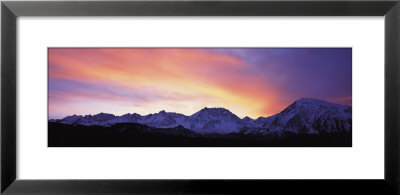 Sunset, Sierra Mountains, California, Usa by Panoramic Images Pricing Limited Edition Print image