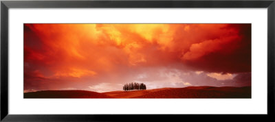 Sunset, Tuscany, Val D'orcia, Italy by Panoramic Images Pricing Limited Edition Print image