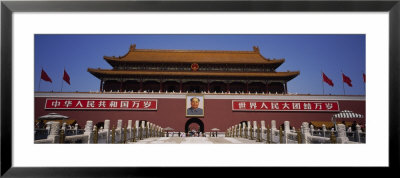 Facade Of A Building, Tiananmen Square, Beijing, China by Panoramic Images Pricing Limited Edition Print image