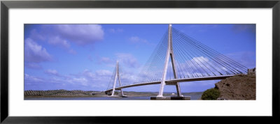 Suspension Bridge Over Guadiana River Connecting Portugal And Spain by Panoramic Images Pricing Limited Edition Print image