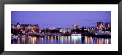 Night, Victoria, British Columbia, Canada by Panoramic Images Pricing Limited Edition Print image