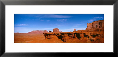 Horse And Rider, Monument Valley, Arizona, Usa by Panoramic Images Pricing Limited Edition Print image