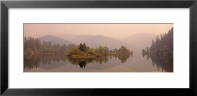 Panoramic View Of A Lake In A Forest, Lewiston Lake, California, Usa by Panoramic Images Pricing Limited Edition Print image
