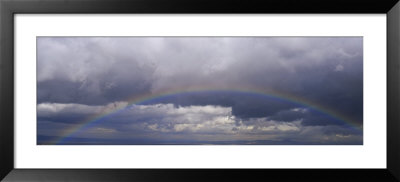Rainbow Against Clouds, Pinon Hills, California, Usa by Panoramic Images Pricing Limited Edition Print image