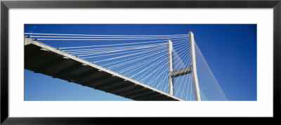 Low Angle View Of A Bridge, Talmadge Memorial Bridge, Savannah, Georgia, Usa by Panoramic Images Pricing Limited Edition Print image
