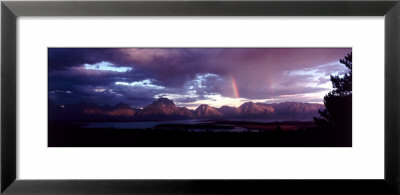 Rainbow, Grand Teton Park, Wyoming, Usa by Panoramic Images Pricing Limited Edition Print image