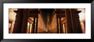 Uffizi Museum, Palace Vecchio, Florence, Italy by Panoramic Images Pricing Limited Edition Print image
