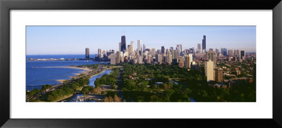 Aerial View Of Skyline, Chicago, Illinois, Usa by Panoramic Images Pricing Limited Edition Print image