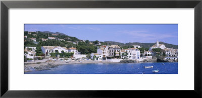 Buildings On The Waterfront, Cadaques, Costa Brava, Spain by Panoramic Images Pricing Limited Edition Print image