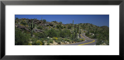 Road Through The Desert, Phoenix, Arizona, Usa by Panoramic Images Pricing Limited Edition Print image