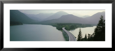 Bridge Over Sylvenstein Lake, Bavaria, Germany by Panoramic Images Pricing Limited Edition Print image