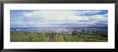 High Angle View Of A Harbor, Lake Superior, Duluth, Minnesota, Usa by Panoramic Images Pricing Limited Edition Print image