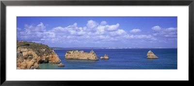 Panoramic View Of A Coastline, Southern Portugal, Algarve Region, Lagos, Portugal by Panoramic Images Pricing Limited Edition Print image