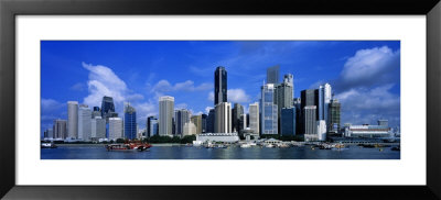 Financial District, Skyline, Singapore by Panoramic Images Pricing Limited Edition Print image