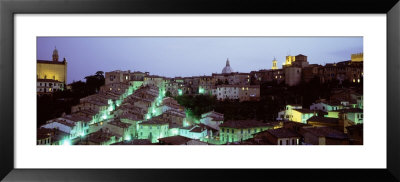 Light Illuminated In The City, Siena, Tuscany, Italy by Panoramic Images Pricing Limited Edition Print image