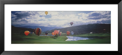 Hot Air Balloons, Snowmass, Colorado, Usa by Panoramic Images Pricing Limited Edition Print image
