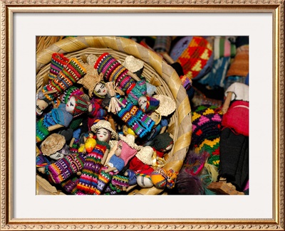 Finger Dolls, Traditional Textiles, Textile Museum, Casa Del Tejido, Antigua, Guatemala by Cindy Miller Hopkins Pricing Limited Edition Print image