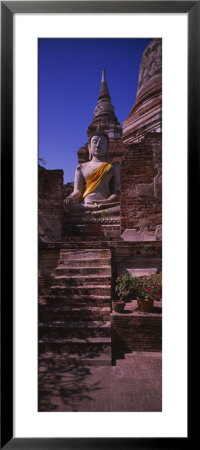 Statue Of Buddha In A Temple, Ayuthaya, Bangkok, Thailand by Panoramic Images Pricing Limited Edition Print image
