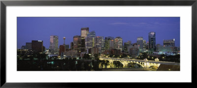 Night, Cityscape, Calgary, Alberta by Panoramic Images Pricing Limited Edition Print image