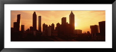 Sunset Skyline, Atlanta, Georgia, Usa by Panoramic Images Pricing Limited Edition Print image