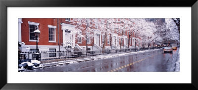 Winter, Snow In Washington Square, New York City, New York State, Usa by Panoramic Images Pricing Limited Edition Print image