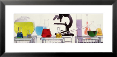 Close-Up Of Laboratory Equipment by Panoramic Images Pricing Limited Edition Print image