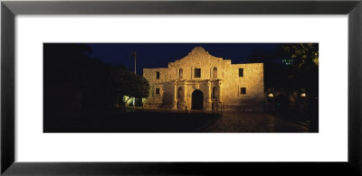 Building Lit Up At Night, Alamo, San Antonio Missions National Historical Park, San Antonio, Texas by Panoramic Images Pricing Limited Edition Print image