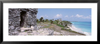 High Angle View Of The Beach, Tulum, Yucatan Peninsula, Mexico by Panoramic Images Pricing Limited Edition Print image