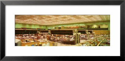 Large Group Of People Working At A Stock Exchange, Toronto, Canada by Panoramic Images Pricing Limited Edition Print image