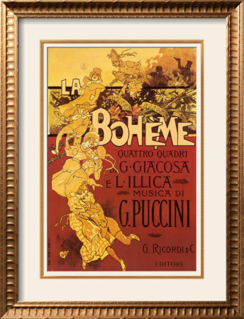 Puccini, La Bohème by Adolfo Hohenstein Pricing Limited Edition Print image